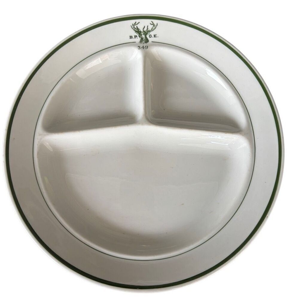 Jackson China B.P.O.E. 349 Elks Lodge DuBois Pa Sectional 10 1/2”  Plate